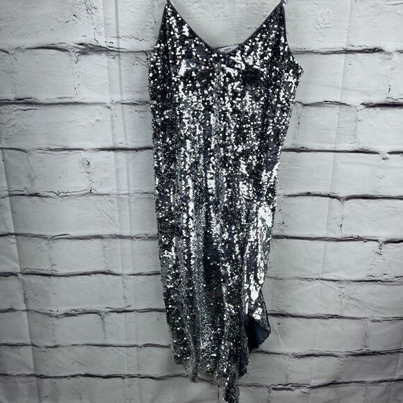 Bar III sequin slip dress M - Picture 4 of 7